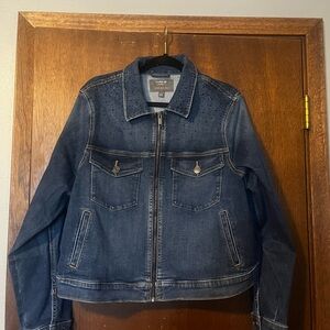 Torrid Navy Blue Textured Jacket